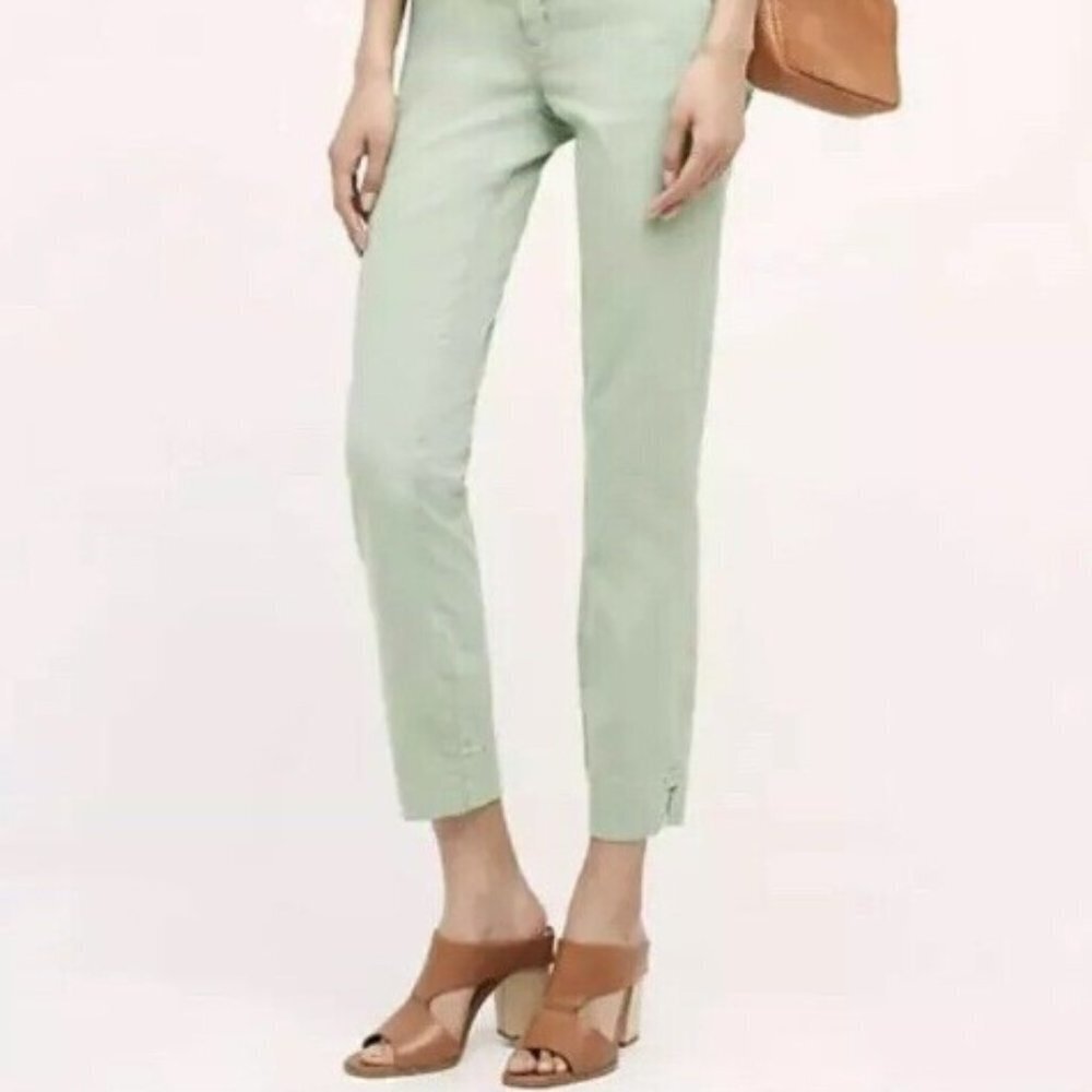 Pilcro and the Letterpress Anthropologie Stet Ankle Pants SZ 32
